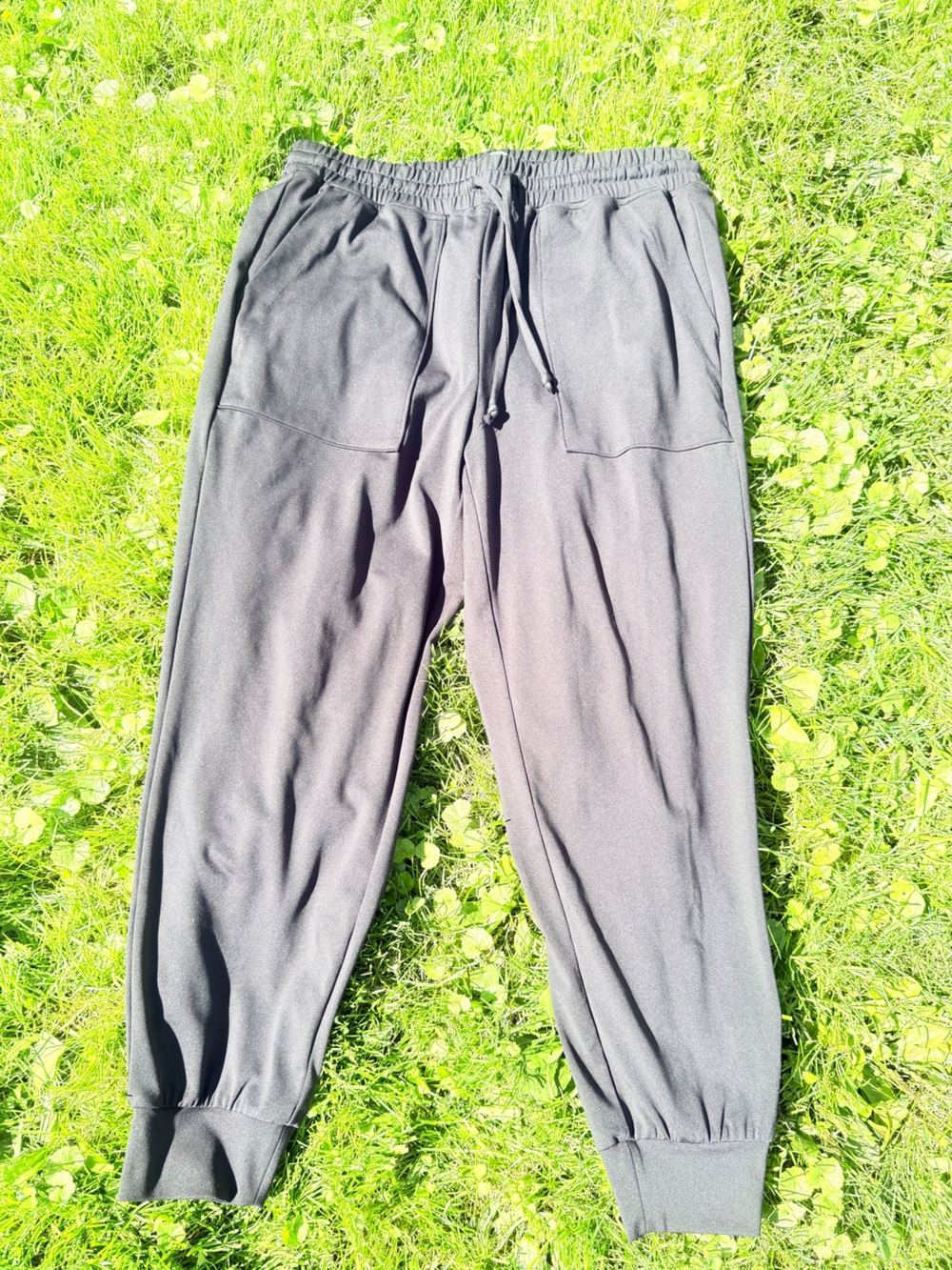 LOFT Black Kids Jogger Pants with Drawstring Waist